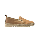 Fiona Ladies Beige Leather Slip on Shoes