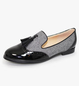 Francine Tassel Pump Grey