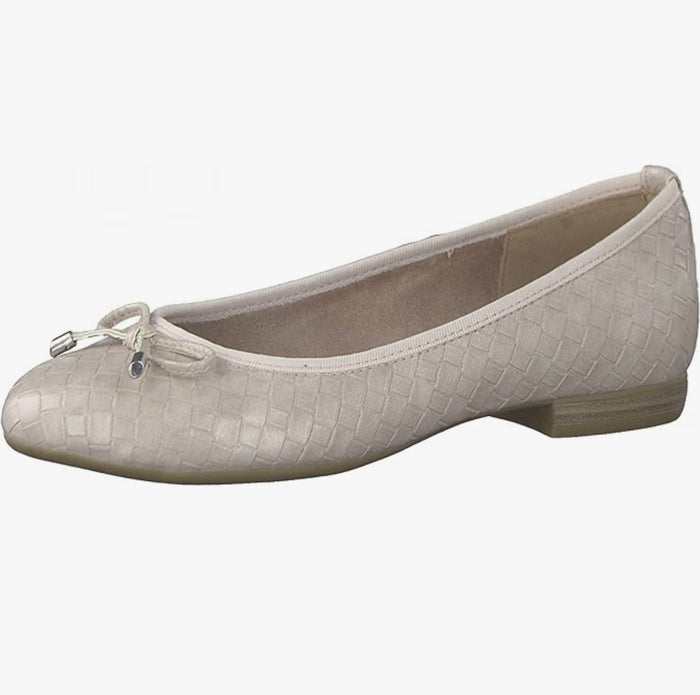 Marco Tozzi 22137 Ladies Rose Structure Ballet Pumps