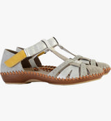 Rieker Women’s T Bar Leather Sandals