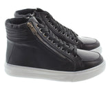 Ladies Abbot Lace Zip Leather Ankle Boots