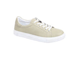 Modella Blake Ladies Khaki Leather Sneakers