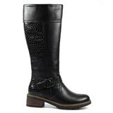 Reuben Ladies Long Black Boots