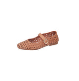 Modella Amy Ladies Tan Leather Mary Jane Style Shoes
