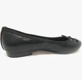 Marco Tozzi 22137 Ladies Black Faux Patent Ballet Pumps