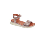 Modella Ava Ladies Rose Gold Leather Sandals