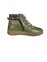 Modella Iva Ladies Forest Leather Ankle Boots