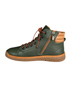 Modella Cali Ladies Olive Leather Ankle Boots