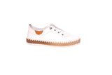 Shoozy Ivy Ladies White Leather Shoes