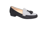 Codey Black/Grey Panel Loafers