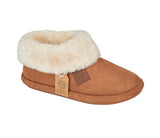 Ladies Chiltern Tan Bootee Slippers