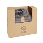 Ladies Chiltern Charcoal Bootee Slippers