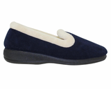 Lunar Chique Navy Slipper