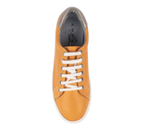 Lunar Veneto Orange Leather Trainer