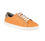 Lunar Veneto Orange Leather Trainer