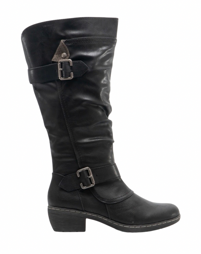 Cipriata Camelia Ladies Black High Leg Boots