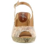 Lunar Doretta Beige Wedge Sandal