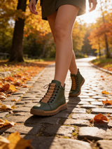 Modella Bristol Ladies Forest Leather Ankle Boots